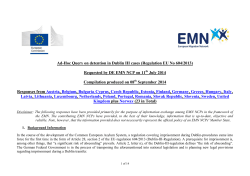 Ad-Hoc Query on detention in Dublin III cases