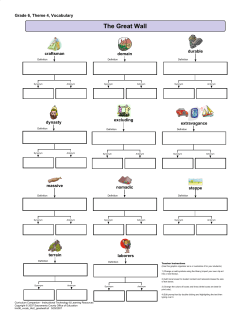 The Great Wall - Irvine Teacher Idea Sharing