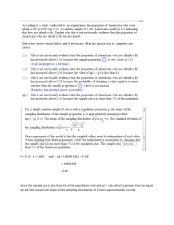 P = 0.10 n = 1400 np(1 &ndash; p)