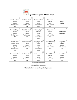 menus - Seiling Public Schools