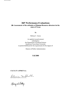 360&deg; Performance Evaluations - Digital Collections Home