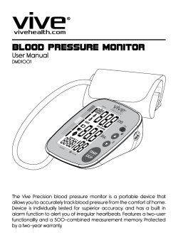 The Vive Precision blood pressure monitor is a portable device that