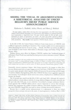 seeing the visual in argumentation