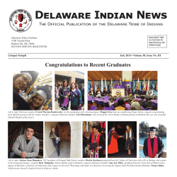 Delaware Indian News - Delaware Tribe of Indians