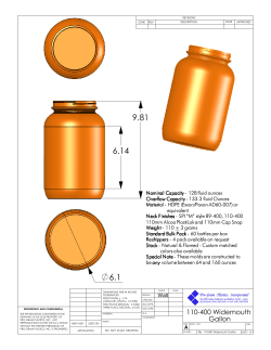 110-400 Widemouth Gallon