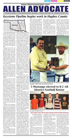 Keystone Pipeline begins work in Hughes County