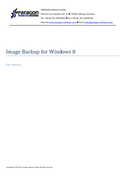 Image Backup for Windows 8