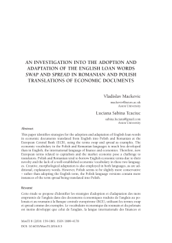 an investigation into the adoption and adaptation of the