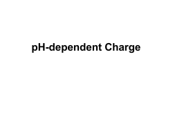 pH-dependent Charge
