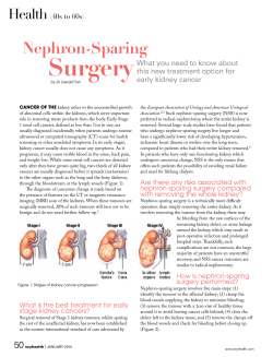 Nephron-Sparing