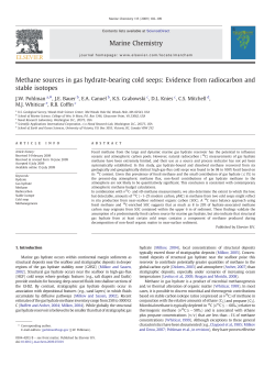 Methane sources in gas hydrate-bearing cold seeps