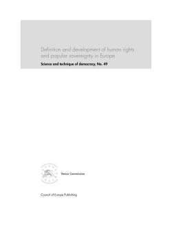 Definition and development of human rights and popular