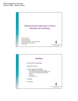 Meeting new challenges