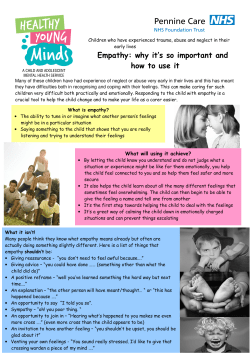 Empathy - Healthy Young Minds