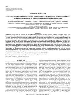 RESEARCH ARTICLE Pronounced heritable variation and limited
