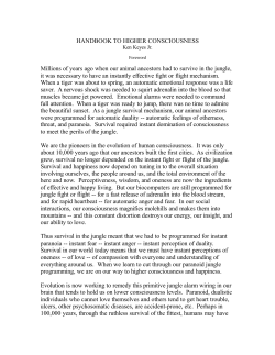 Handbook to Higher Consciousness