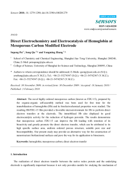 Direct Electrochemistry and Electrocatalysis of Hemoglobin at