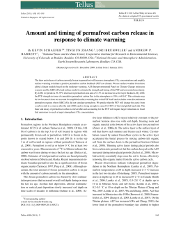 Amount and timing of permafrost carbon release in