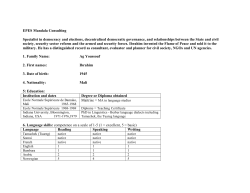 CV from Dr Ibrahim ag Youssouf
