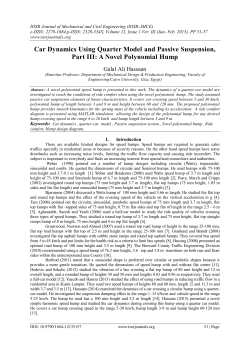 Car Dynamics Using Quarter Model and Passive Suspension, Part III
