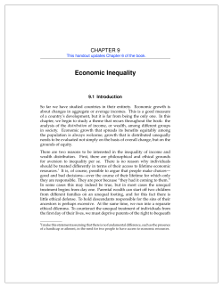 Economic Inequality