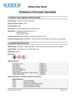 Potassium Chromate Saturated