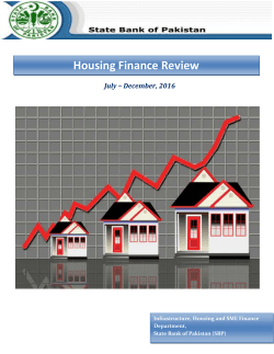 Housing Finance Review - State Bank of Pakistan