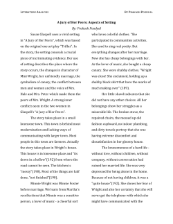 A Jury of Her Peers - Prakash Poudyal Personal Website.