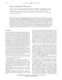 The First Nonclassical Distonic Ion - ACS Publications
