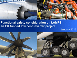 Functional Safety Consideration on LAMPS &ndash; EU Inverter Project