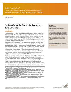 La Familia en la Cocina is Speaking Two Languages