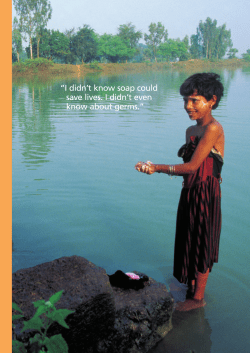 Lifebuoy promotes handwashing with soap to improve