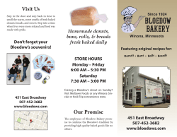 bloedow bakery - Mississippi River Geotourism