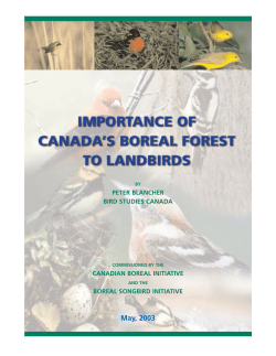 BSC ReportNew - Bird Studies Canada