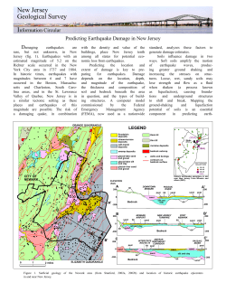Predicting Earthquake Damage in New Jersey