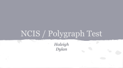 NCIS / Polygraph Test - Alvarado High School