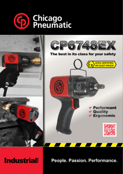 CP`s first ATEX certified industrial tool: the powerful CP6748EX 1/2