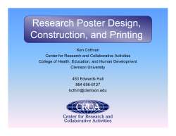 Poster Design Presentation