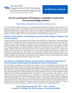 Service and Seismic Performance of Rapidly Constructed