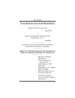 Coolidge-Reagan Foundation in Support of Appellant