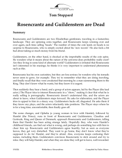 Rosencrantz and Guildenstern are Dead