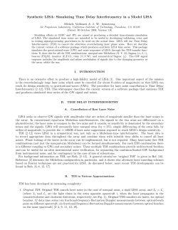 Synthetic LISA: Simulating Time Delay