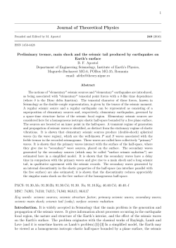 Journal of Theoretical Physics - Department of Theoretical Physics