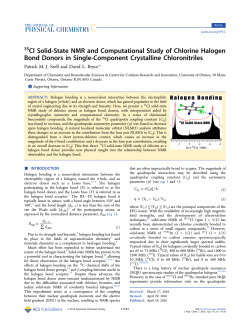 35Cl Solid-State NMR and Computational Study of Chlorine