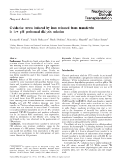 Oxidative stress induced by iron released from transferrin in low pH