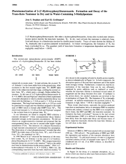 (2`-Hydroxyphenyl)benzoxazole. Formation and Decay of the