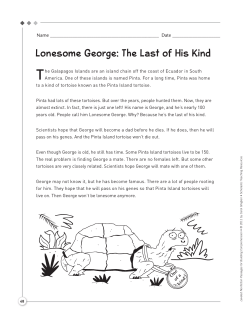 Lonesome George: The Last of His Kind