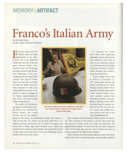 Franco`s Italian Army - Open Journal Systems
