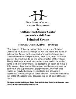 Ichabod Crane - Cliffside Park Housing Authority