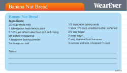 Banana Nut Bread